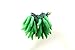 Lee Display Green Chili Pepper Lights 35 Chili Bulbs 3'' Spacing Green Wire 11' Length Lime Green Chili Pepper Lighting Vegetable Lights Christmas Mini Steady Green String Lights (Green Chili)