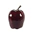 6pc Artificial Dark Red Delicious Apple - Plastic Apples Fruit - Six Pieces