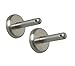 Dignitet Stainless Steel Support/Corner Fixture for Curtain Wire Pack of 2