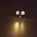 MagiDeal 1:12 Dollhouse Miniature Double Head Wall Lamp LED Light