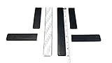 6 Piece Adhesive Bumper Guard Protection for 6.5'' Self Balance Scooter -Rubber Bumper Strips Protect Balance Board, Smart Board, IO Hawk (Leaves No Glue Residue When Removed)