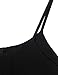 Laksmi Women's Casual Summer Sleeveless Blouse Tops, Black (Medium)