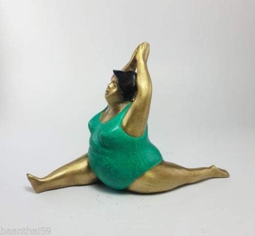 yoga woman statue