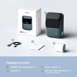 NIIMBOT B1 Label Maker with Tapes,2 Inch Portable