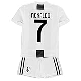 NAT Juventus Ronaldo #7 Soccer Jersey 2018-2019 New Kids/Youth/Children's Jersey Home Suit