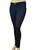 Alfa Global Women's Plus Size Skinny Stretch Denim Washed Pants