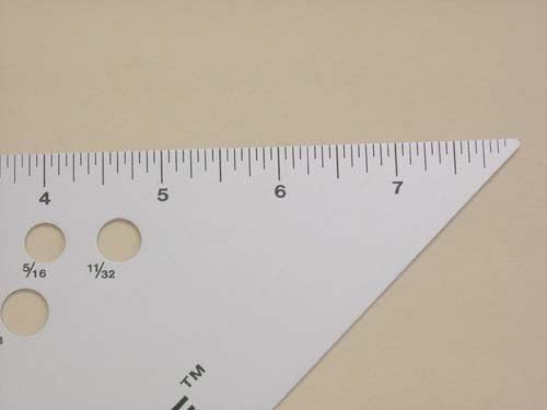 Lance Triangle Ruler 8"