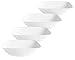 Corelle Square Bowl Bulk Pack Pure White (4 Pack), Pure White