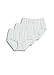 Jockey Women's Underwear Comfies Cotton Brief - 3 Pack, Ivory, 6