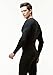 Tesla BU-MHS100-BLK_Large Blank Men's Microfiber Fleece Lined Top & Bottom Set MHS100