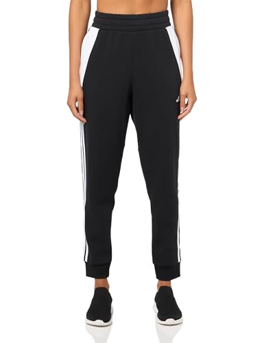 adidas Women's Tiro 24 Sweat Pants, Black/White, Small