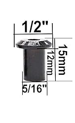 binifiMux 10-Pack M6x45mm Black Socket Cap Screws