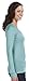 Bella Ladies Sheer Rib Long Sleeve Longer Length V-Neck T Shirt. 8750 - Large - Cream