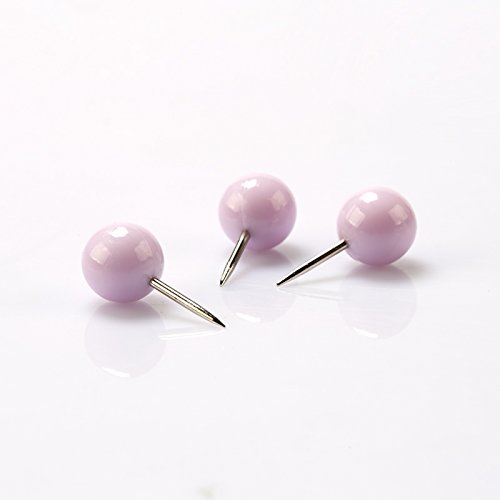 MultiBey Gold and Pastel Thumbtacks Round Decorative Thumb Tacks and Pushpins for Memo Board or Cork Board, Box of 120pcs