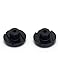 Metallor Bass Guitar String Trees String Retainer Guides for Bass Guitar Parts Replacement Pack of 2pcs with Mounting Screws Black