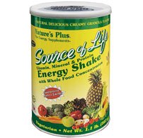 Nature's Plus - Soure of Life ENERGY SHAKE, Gluten Free, 1.1 LBS