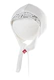 Goumikids Goumikids - Goumihats, Tie On Baby Beanie Hat With Soft, Organic Cotton Hat Protects From Sun and Other Elements, For Newborns or Infants, Forest Friends (Gray, 3-6 Months)