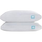 ACCURATEX Pillows King Size Set of 2, Hybrid Shredded Memory Foam Pillow[Adjustable Loft], Fluffy Down Alternative Fill Removable Cotton Cover, Firm Supportive Pillow for Side Back Sleepers