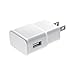 Samsung OEM 2.0A Travel Charger Adapter and 5-Feet Micro USB 3.0 Cable - Non-Retail Packaging - White