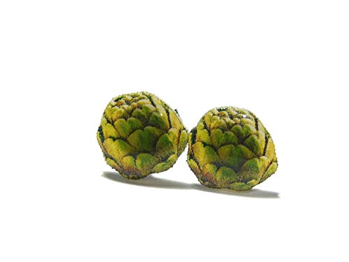 Mini Artichoke Stud Earring - Tiny Food Jewelry
