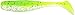 DOA Cal Shad Tail 3-1/2-Inch in Green, 50-pack