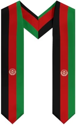 DABOYOZHZH Afghanistan Flag Graduation Shawl Sash Stole Wraps