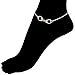 GIRLPROPS 100% Nickel Free! Handcuff Anklet, Exclusive, USA! 9