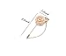 INNEE Handcrafted Lapel Flower 9pcs Boutonniere Pins in Clear Top Tin Box (Style 1)