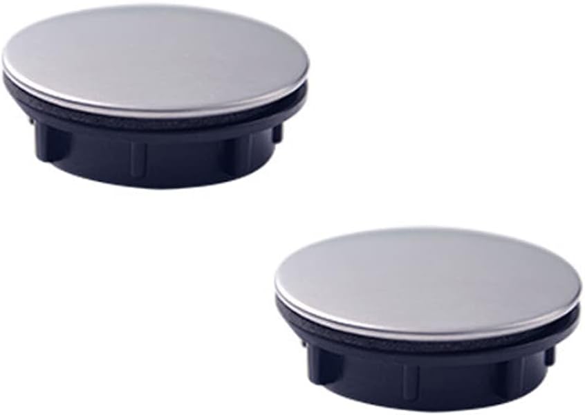 XHNFCU 2 Pcs Stainless Steel Sink Faucet Hole Cover Stopper 35mm Plate