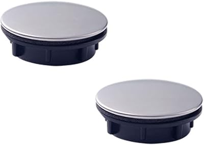 XHNFCU 2 Pcs Stainless Steel Sink Faucet Hole Cover Stopper 35mm Plate