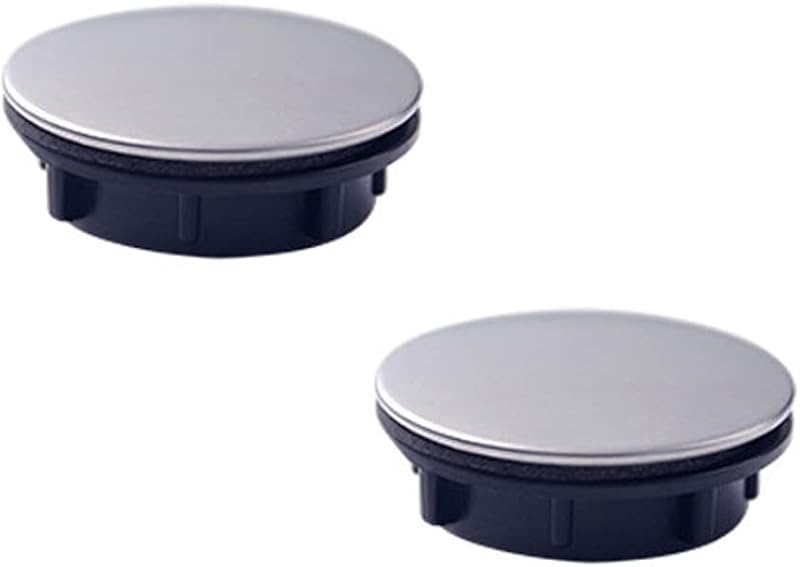 XHNFCU 2 Pcs Stainless Steel Sink Faucet Hole Cover Stopper 35mm Plate
