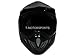 TMS Adult Flat Matte Black Motocross Dirt Bike ATV MX Off-road Helmet DOT (Medium)