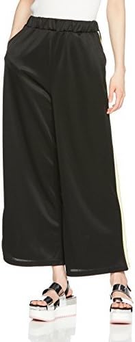 Amazon ウィゴー Wego ウィゴー サイドラインワイドパンツ Br18sm04 L023 110 ブラックソノタ F ロングパンツ 通販