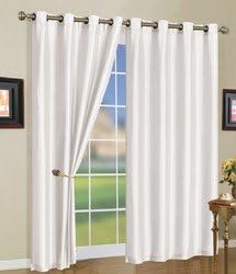 5 Colors- Mira Grommet Window Curtain Panels 58x108" Color: Green