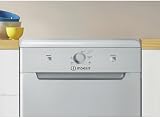 Indesit Freestanding Slimline Dishwasher Silver 9 Place DF9E 1B10 S UK view 3