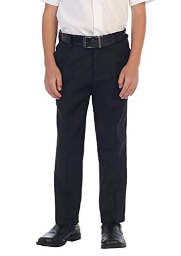 Gioberti Boys Flat Front Dress Pants 