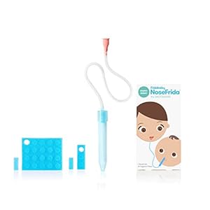 Frida Baby Nasal Aspirator NoseFrida the Snotsucker with 24 Extra Hygiene Filters