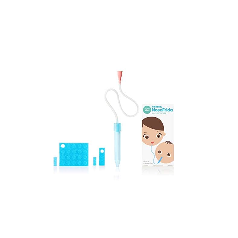 Frida Baby Nasal Aspirator NoseFrida the Snotsucker with 24 Extra Hygiene Filters
