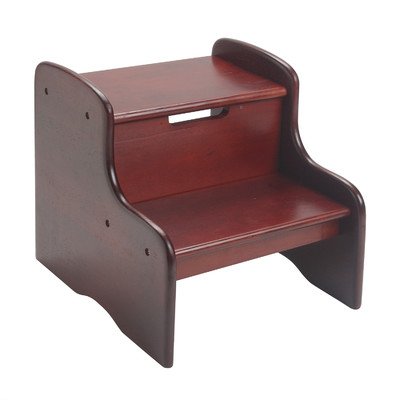 Gift Mark Children's 2 Step Stool- Cherry Finish