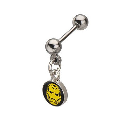 Marvel Comics Iron Man Cartilage Earring 18g