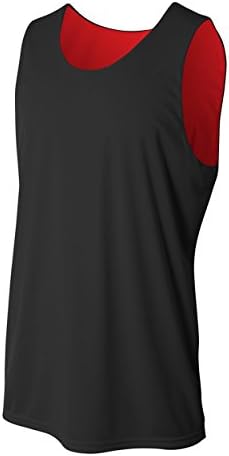 A4 Sportswear Mens, Ladies & Youth Reversible Sleeveless (Custom or Blank Back) Wicking Sports Tank Jersey Top (13 Colors)