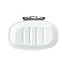 MODONA Porcelain Soap Dish - White Porcelain & Polished Chrome - Arora Series - 5 Year Warrantee