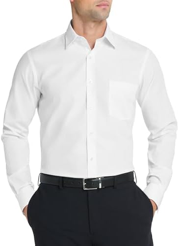 jf ferrar dress shirts JF J.Ferrar Mens Blue Medallion Slimfit Stretch Long Sleeve Shirt Dress  Shirt 14-14.5 32-33 at Amazon Men's Clothing store