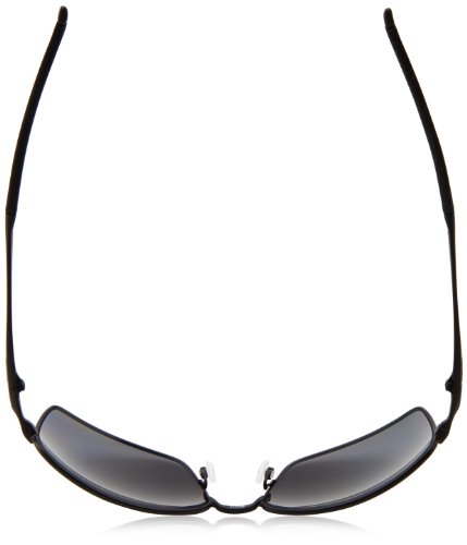 Oakley Square Wire Polarized Rectangular Sunglasses,Matte Black,60 mm