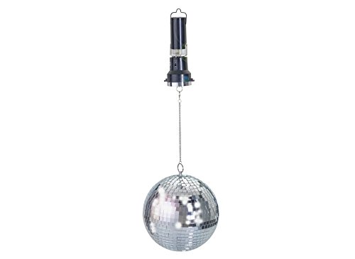 New Spinning Mirror Multi Colouredhanging Disco Ball With Led