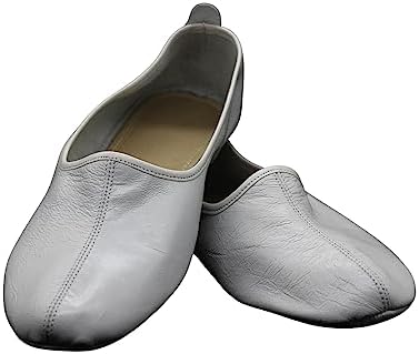 Pantofole in pelle bordeaux in vera pelle, pantofole babouche tradizionali, scarpe da casa da uomo, pantofole da casa, scarpe da terra, calzini in pelle - Italia