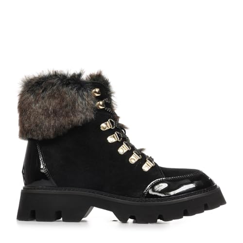 dresco Damen Zamy Stadtschuhe, Schneestiefel, Schwarz, 36 EU, Schwarz, 36 EU