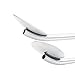 GFDesign Drinking Spoon Straws Stirrer 304 Food-Grade 18/8 Stainless Steel - Set of 4 with 2 Cleaning Brushes