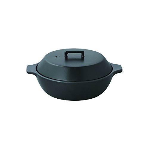 KAKOMI IH Donabe 1.2L Traditional Japanese Clay Pot - Steaming, Simmering, Stewing, Suitable for various cooking methods by Kinto