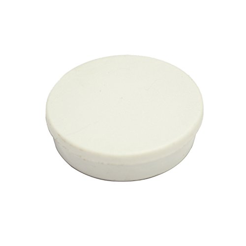 Bi-Office 35 mm Round Magnet - White [Pack of 10]